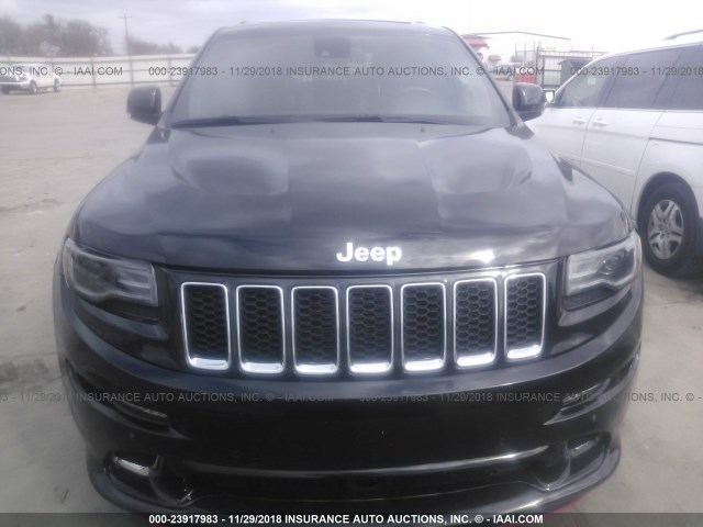 1C4RJFDJXEC475655 - 2014 JEEP GRAND CHEROKEE SRT-8 BLACK photo 6