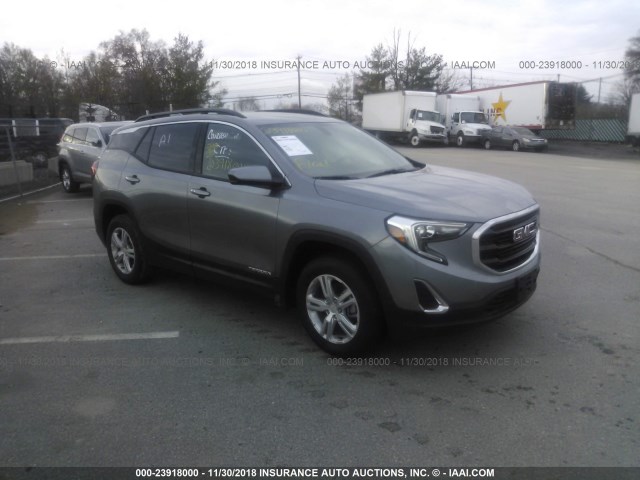 3GKALTEV6JL349626 - 2018 GMC TERRAIN SLE GRAY photo 1