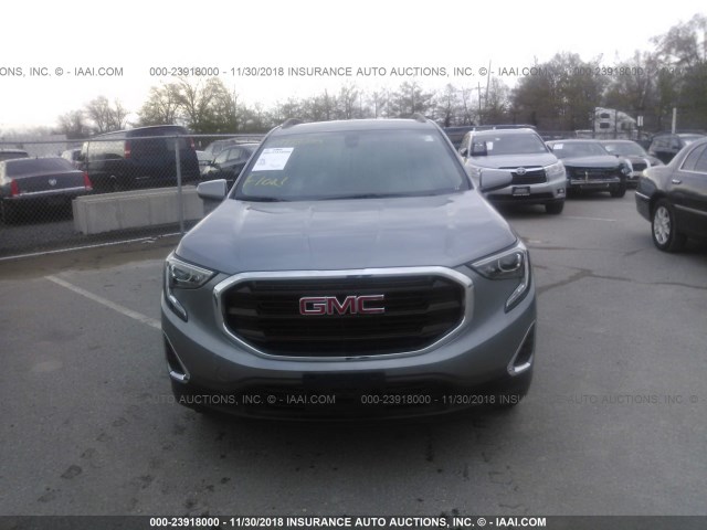 3GKALTEV6JL349626 - 2018 GMC TERRAIN SLE GRAY photo 6