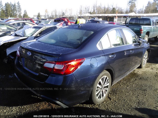 4S3BNAF63J3043548 - 2018 SUBARU LEGACY 2.5I PREMIUM Dark Blue photo 4