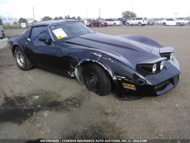 1G1AY8763BS412256 - 1981 CHEVROLET CORVETTE BLACK photo 1