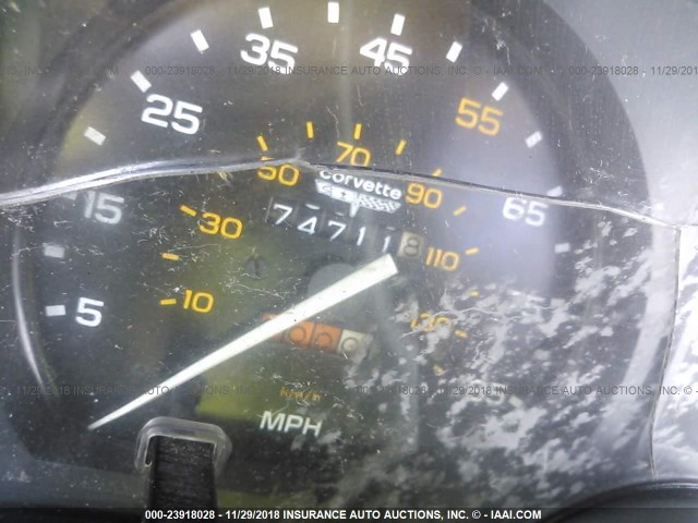 1G1AY8763BS412256 - 1981 CHEVROLET CORVETTE BLACK photo 7