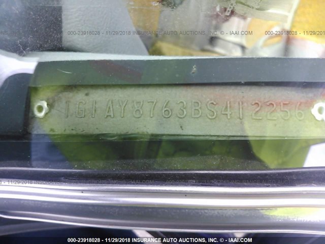 1G1AY8763BS412256 - 1981 CHEVROLET CORVETTE BLACK photo 9