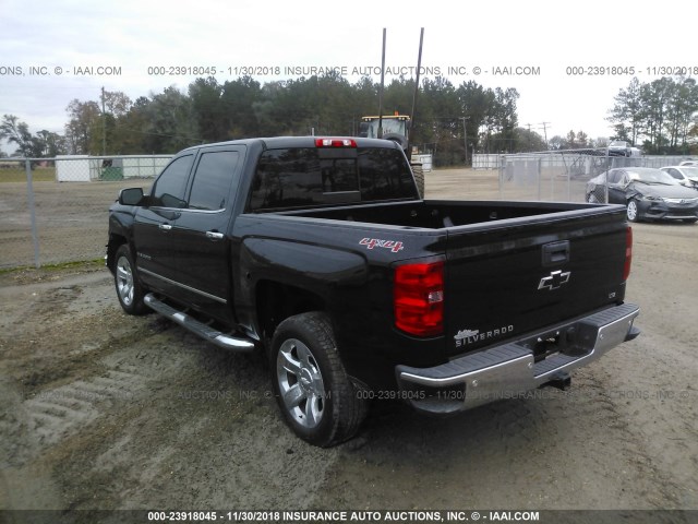 3GCUKSEC5FG371752 - 2015 CHEVROLET SILVERADO K1500 LTZ BLACK photo 3