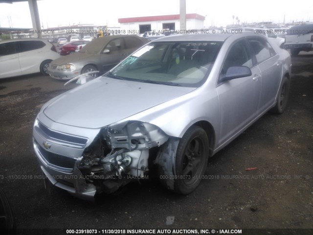 1G1ZA5EU9BF118117 - 2011 CHEVROLET MALIBU LS 银色 照片 2