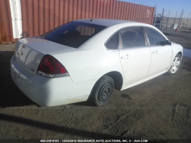 2G1WB5E38G1107583 - 2016 CHEVROLET IMPALA LIMITED LT WHITE photo 4