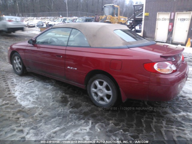 2T1FF28P43C602237 - 2003 TOYOTA CAMRY SOLARA SE/SLE Qırmızı foto 3