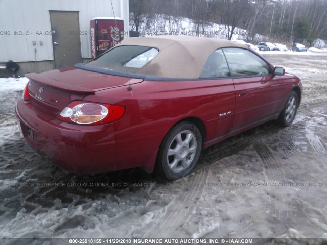 2T1FF28P43C602237 - 2003 TOYOTA CAMRY SOLARA SE/SLE Qırmızı foto 4