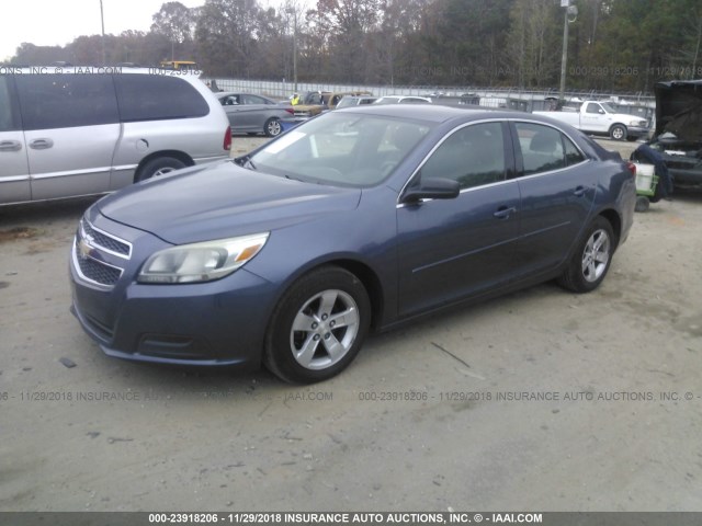 1G11B5SA2DF231107 - 2013 CHEVROLET MALIBU LS 蓝色 照片 2