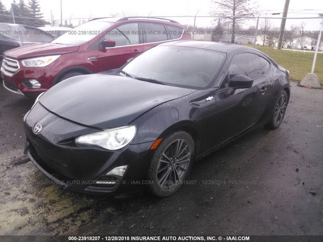 JF1ZNAA12D1725272 - 2013 TOYOTA SCION FR-S BLACK photo 2