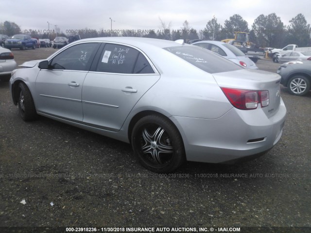 1G11F5SR6DF157331 - 2013 CHEVROLET MALIBU 2LT SILVER photo 3