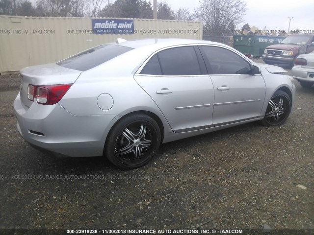 1G11F5SR6DF157331 - 2013 CHEVROLET MALIBU 2LT SILVER photo 4