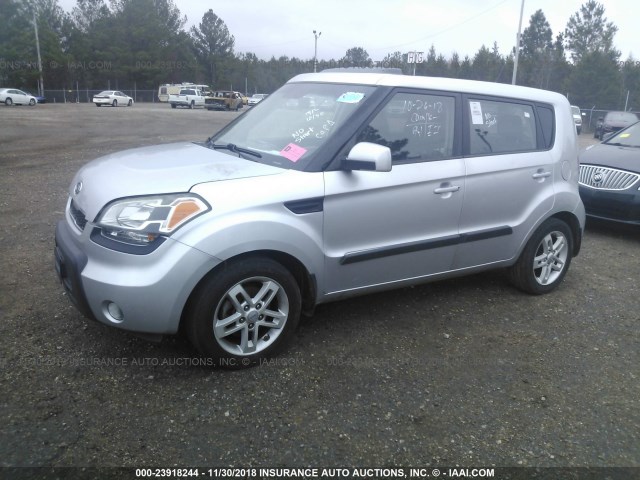 KNDJT2A22B7705612 - 2011 KIA SOUL +/!/SPORT SILVER photo 2