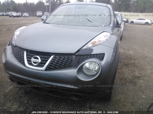 JN8AF5MR0DT206842 - 2013 NISSAN JUKE S/SV/SL GRAY photo 6