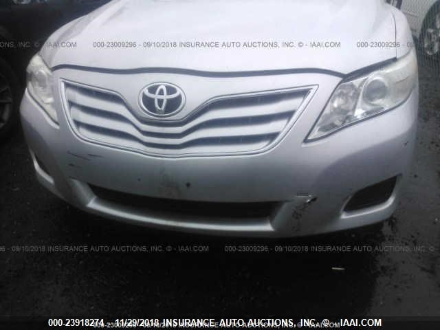 4T4BF3EK8BR148400 - 2011 TOYOTA CAMRY SE/LE/XLE SILVER photo 6