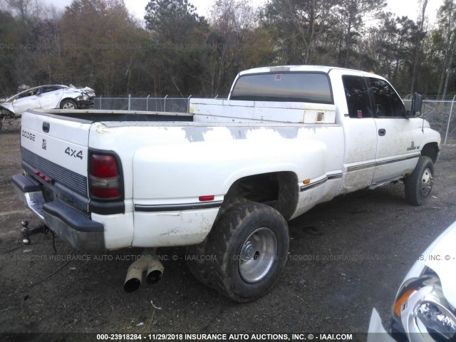 3B7MF33W9TM190206 - 1996 DODGE RAM 3500 WHITE photo 4