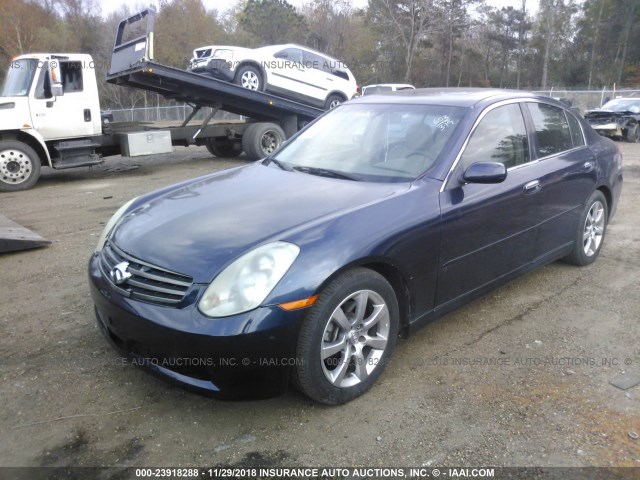 JNKCV51E16M502733 - 2006 INFINITI G35 蓝色 照片 2