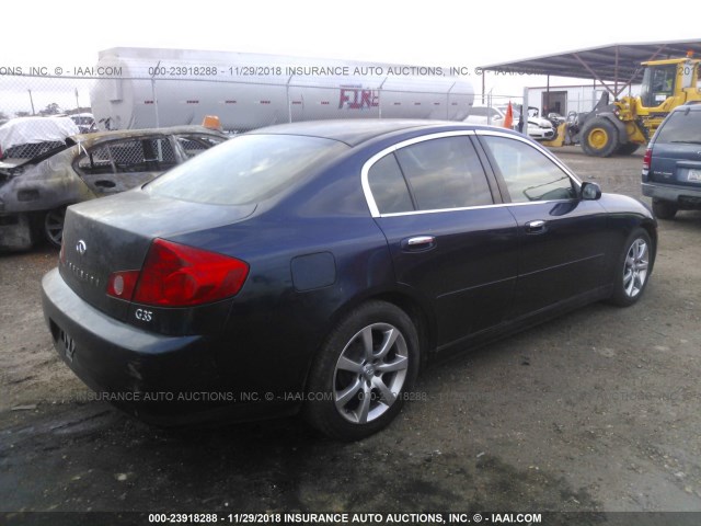 JNKCV51E16M502733 - 2006 INFINITI G35 蓝色 照片 4