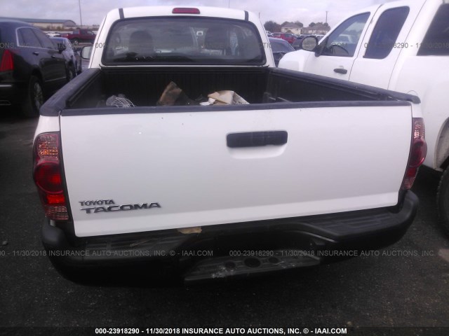 5TFTX4CN9FX064870 - 2015 TOYOTA TACOMA ACCESS CAB თეთრი ფოტო 6