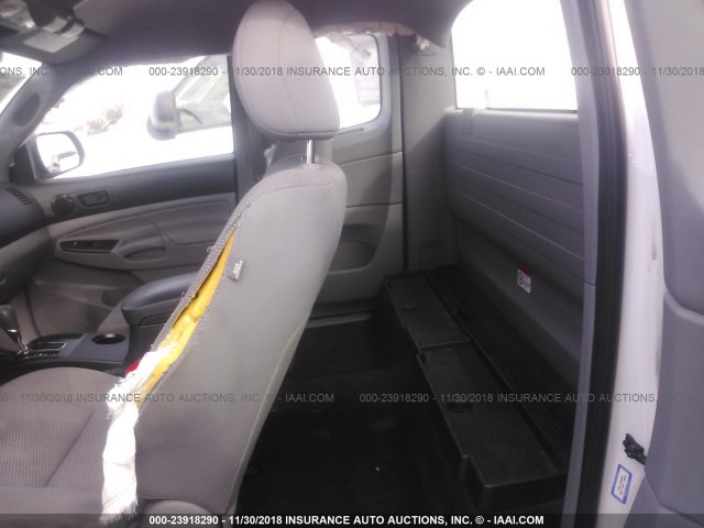 5TFTX4CN9FX064870 - 2015 TOYOTA TACOMA ACCESS CAB თეთრი ფოტო 8