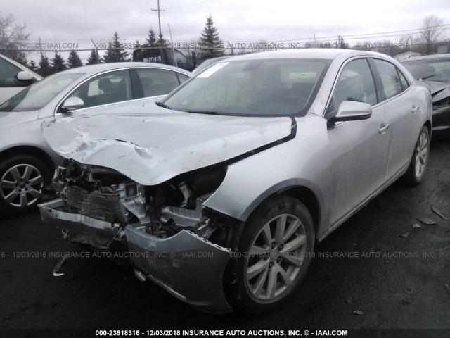 1G11E5SA2GF128989 - 2016 CHEVROLET MALIBU LIMITED LTZ Gümüş foto 2