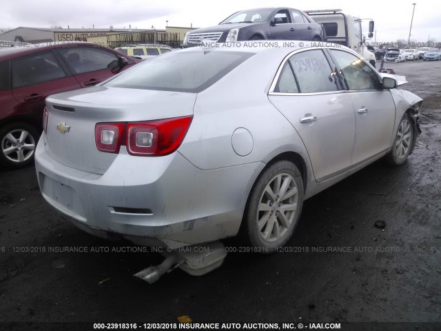 1G11E5SA2GF128989 - 2016 CHEVROLET MALIBU LIMITED LTZ Gümüş foto 4