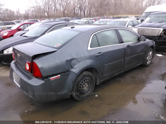 1G1ZG57B69F160619 - 2009 CHEVROLET MALIBU LS 灰色 照片 4