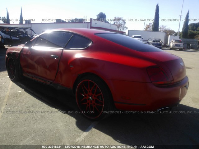 SCBCR63W85C028840 - 2005 BENTLEY CONTINENTAL GT RED photo 3