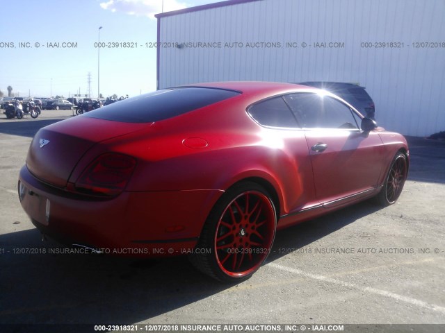 SCBCR63W85C028840 - 2005 BENTLEY CONTINENTAL GT RED photo 4