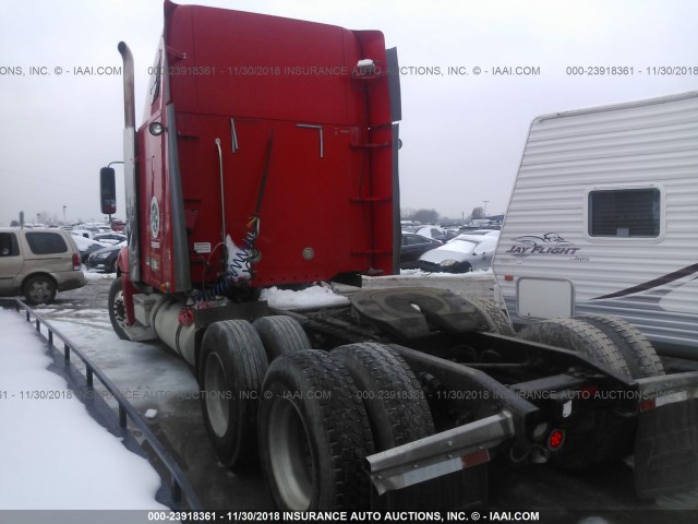 1FUJA6DR89DAL5898 - 2009 FREIGHTLINER CONVENTIONAL COLUMBIA RED photo 3