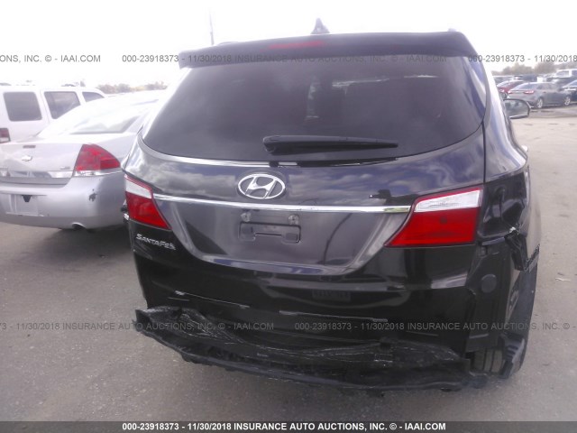 KM8SM4HF3GU154472 - 2016 HYUNDAI SANTA FE SE TAN photo 6