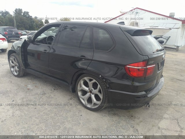 5YMGY0C58BLK26701 - 2011 BMW X5 M BLACK photo 3