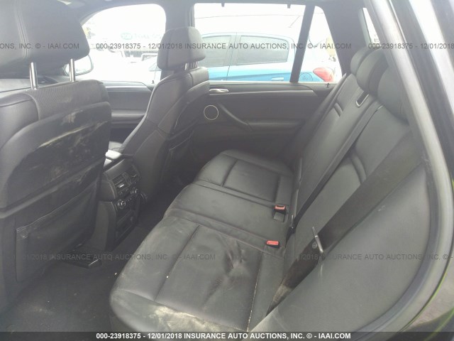 5YMGY0C58BLK26701 - 2011 BMW X5 M BLACK photo 8