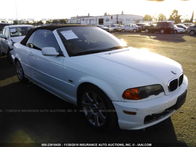 WBABR3342YEB40046 - 2000 BMW 323 CI WHITE photo 1