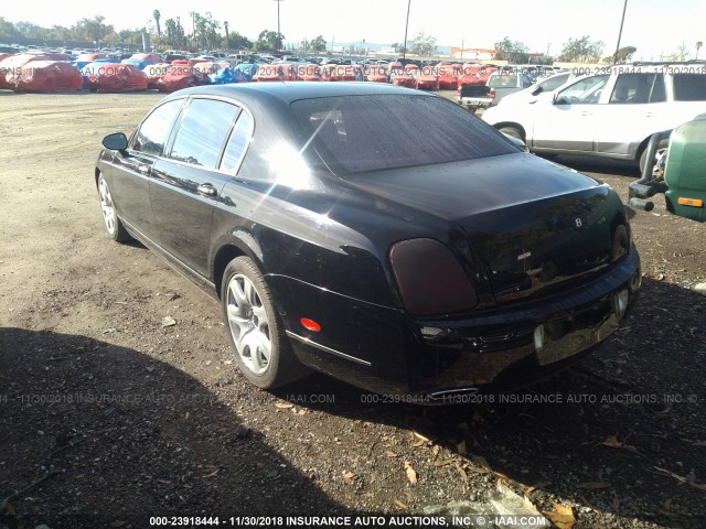 SCBBR53W46C034867 - 2006 BENTLEY CONTINENTAL FLYING SPUR BLACK photo 3