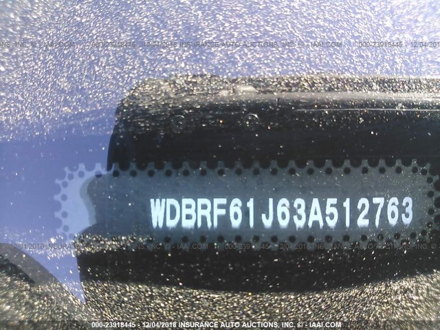 WDBRF61J63A512763 - 2003 MERCEDES-BENZ C 240 BLUE photo 9