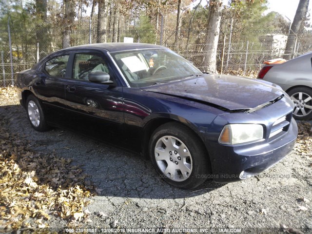 2B3LA43R46H314736 - 2006 DODGE CHARGER SE/SXT BLUE photo 1