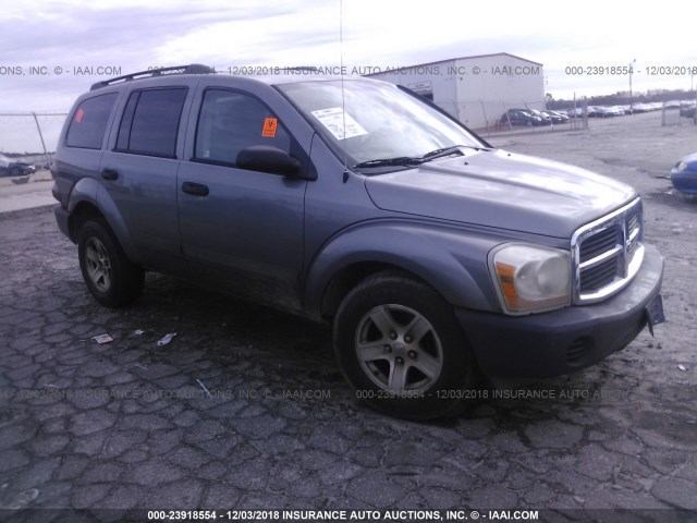 1D4HD38K26F187720 - 2006 DODGE DURANGO SXT GRAY photo 1