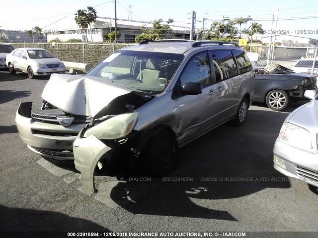 5TDZA23CX4S189796 - 2004 TOYOTA SIENNA CE/LE GOLD photo 2