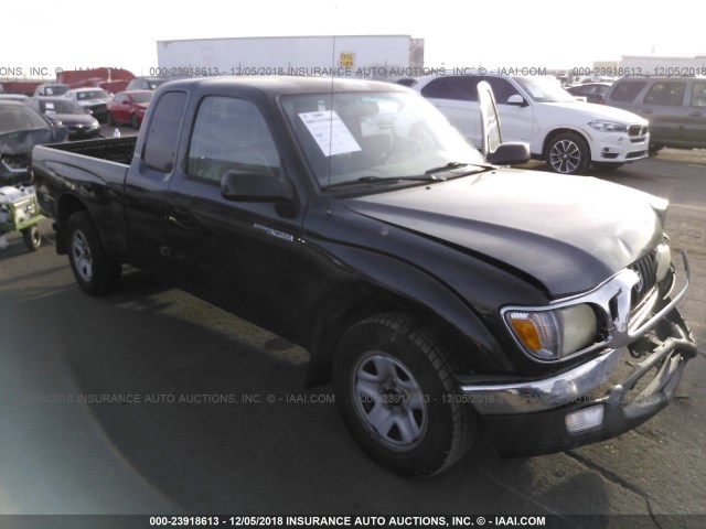 5TEVL52N03Z201694 - 2003 TOYOTA TACOMA XTRACAB BLACK photo 1