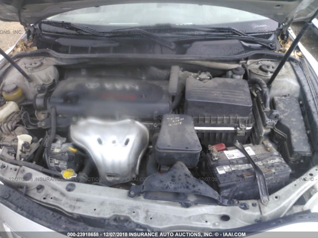 4T1BE46K17U531748 - 2007 TOYOTA CAMRY NEW GENERAT CE/LE/XLE/SE SILVER photo 10