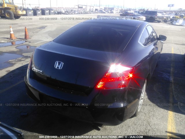 1HGCS11388A020915 - 2008 HONDA Accord LX-S BLACK photo 4