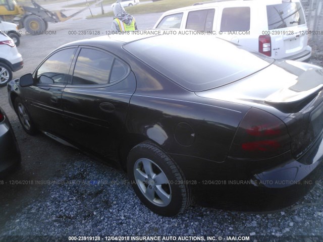 2G2WP552771102752 - 2007 PONTIAC GRAND PRIX BLACK photo 3