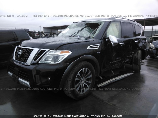 JN8AY2ND9J9051258 - 2018 NISSAN ARMADA SV/SL/PLATINUM BLACK photo 2