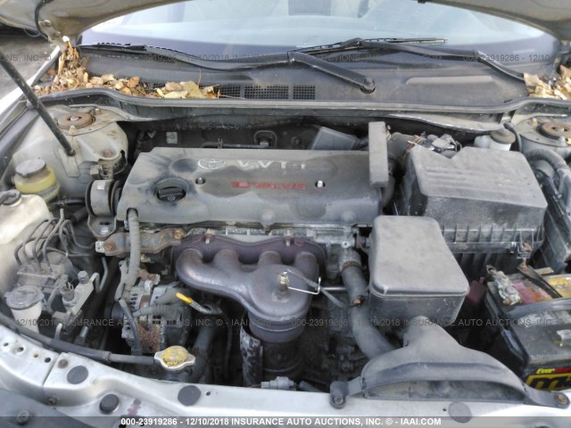 4T1BE46K87U632611 - 2007 TOYOTA CAMRY NEW GENERAT CE/LE/XLE/SE SILVER photo 10