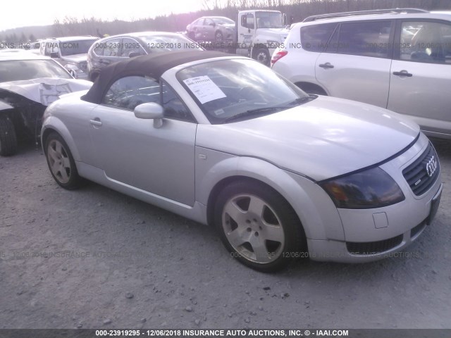 TRUUT28N011037376 - 2001 AUDI TT QUATTRO SILVER photo 1