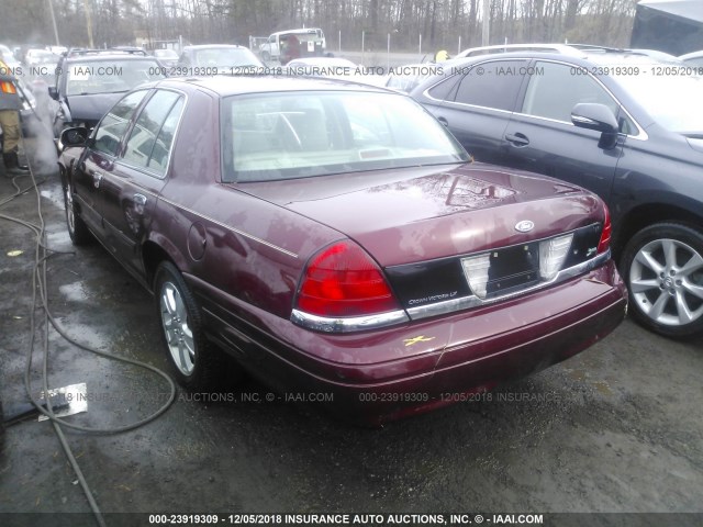 2FABP7EV1BX163140 - 2011 FORD CROWN VICTORIA LX RED photo 3