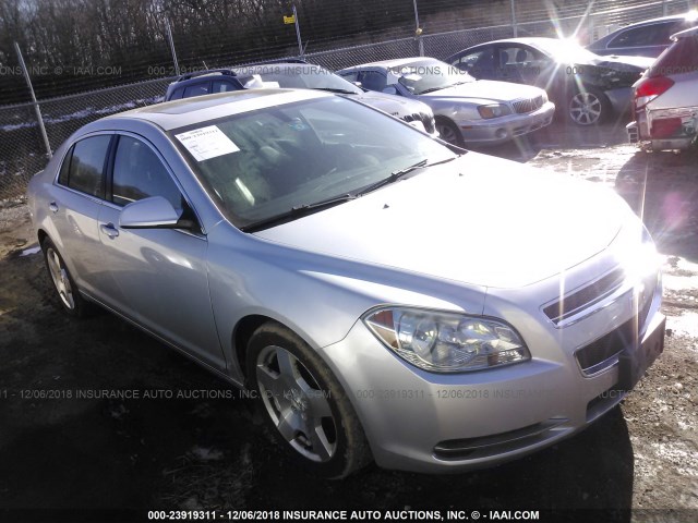 1G1ZD5E75AF109043 - 2010 CHEVROLET MALIBU 2LT SILVER photo 1