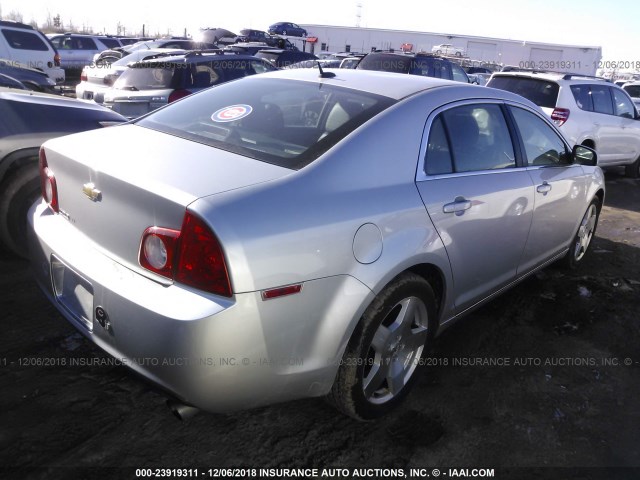 1G1ZD5E75AF109043 - 2010 CHEVROLET MALIBU 2LT SILVER photo 4