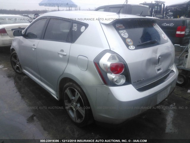 5Y2SR67099Z407296 - 2009 PONTIAC VIBE GT SILVER photo 3